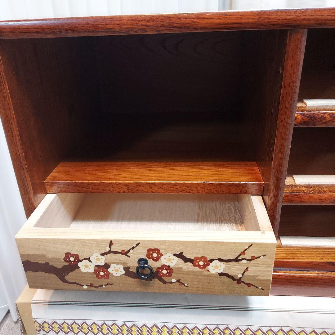 新品未使用　浜松屋　箱根寄木細工　引き出し　伝統工芸品　箱根けんどんタンス