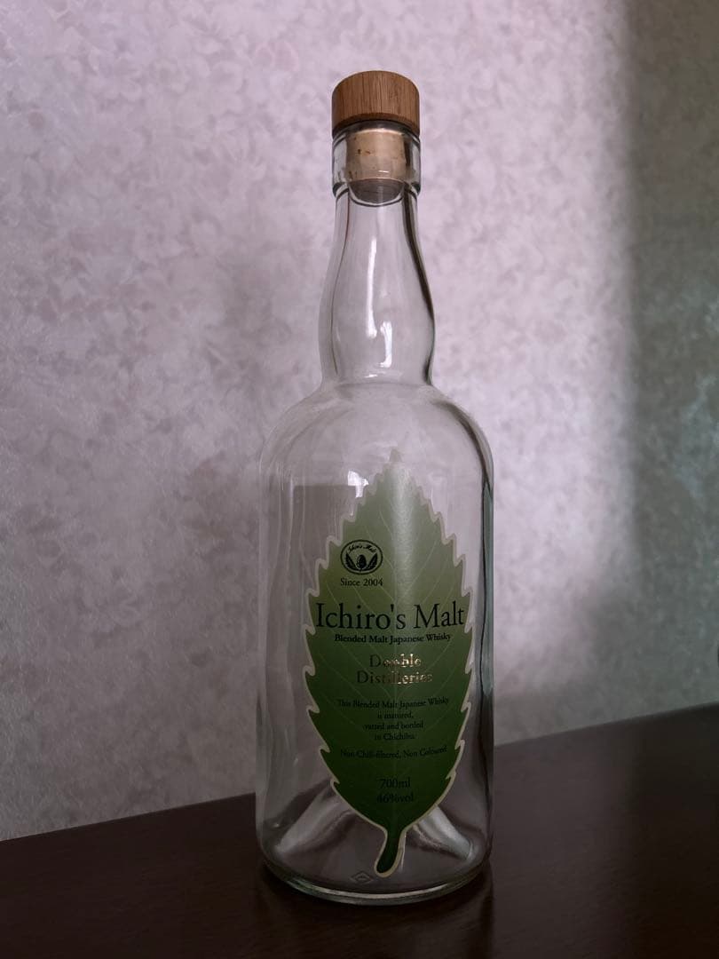 イチローズモルト　空き瓶　空瓶　ミズナラ　ダブルディストラリーズ　ワインウッド