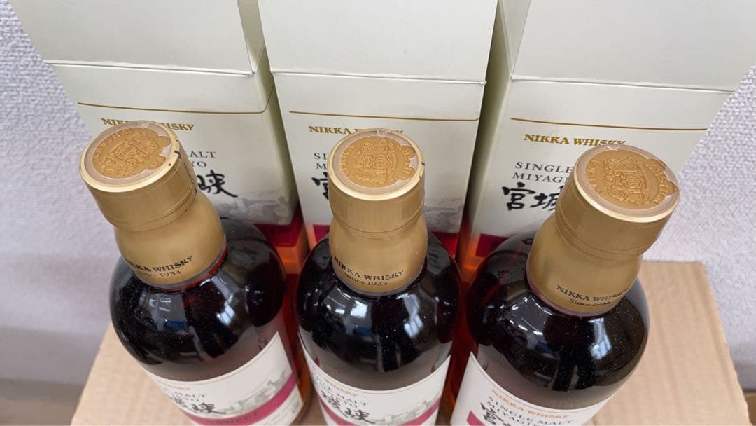 ニッカ宮城峡蒸溜所限定シェリー＆スィート500ml箱入り3本セット
