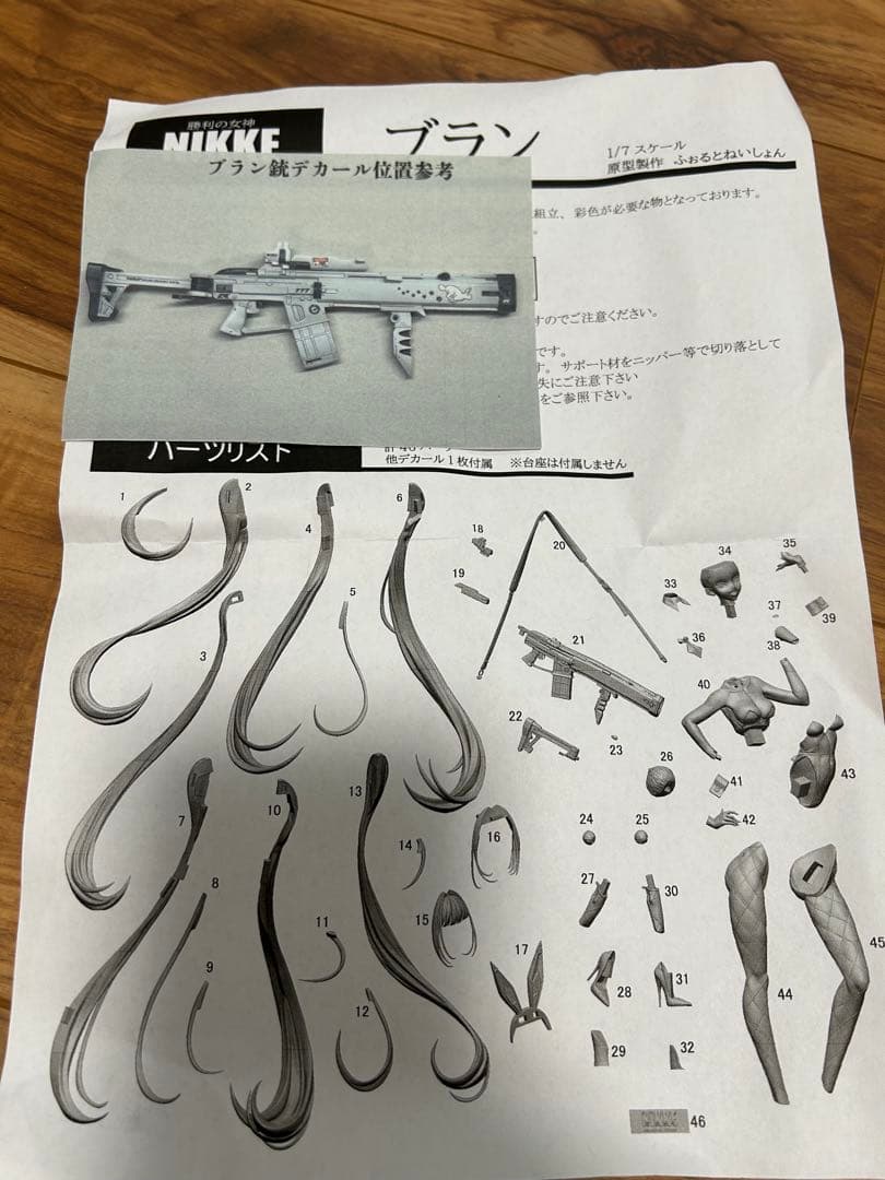 NIKKE ブラン ガレージキット ふぉるとねいしょん