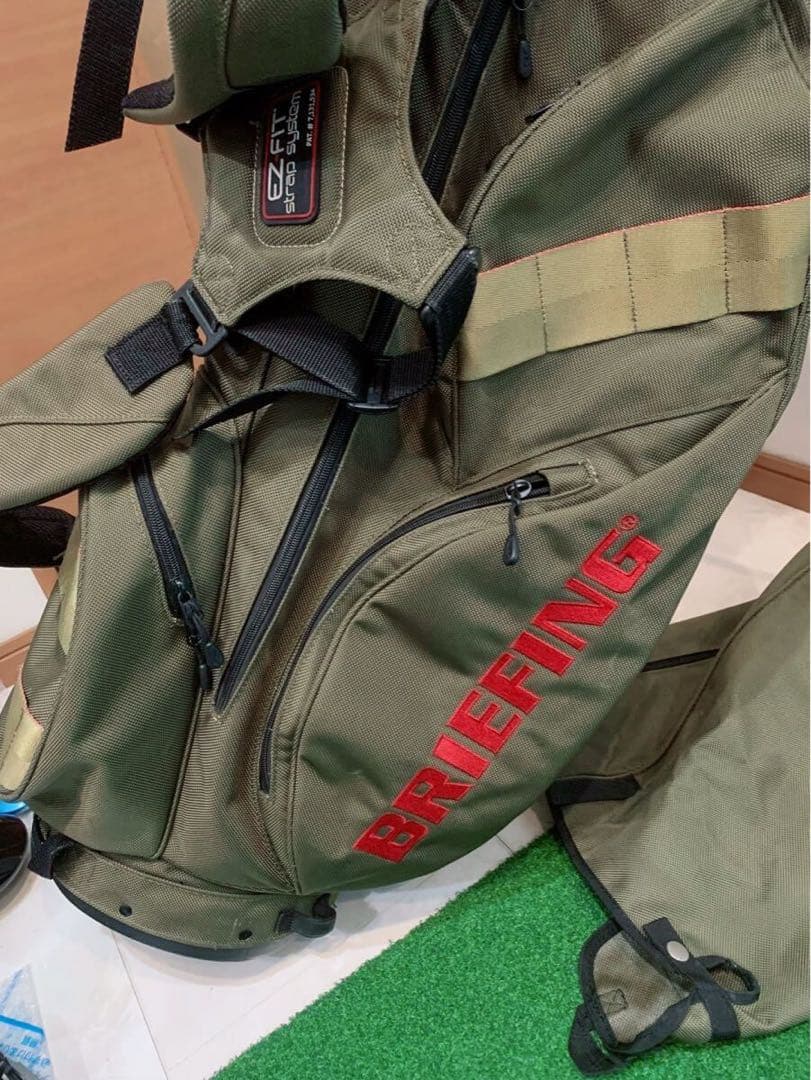 【美品】ブリーフィング　スタンドキャディバッグ