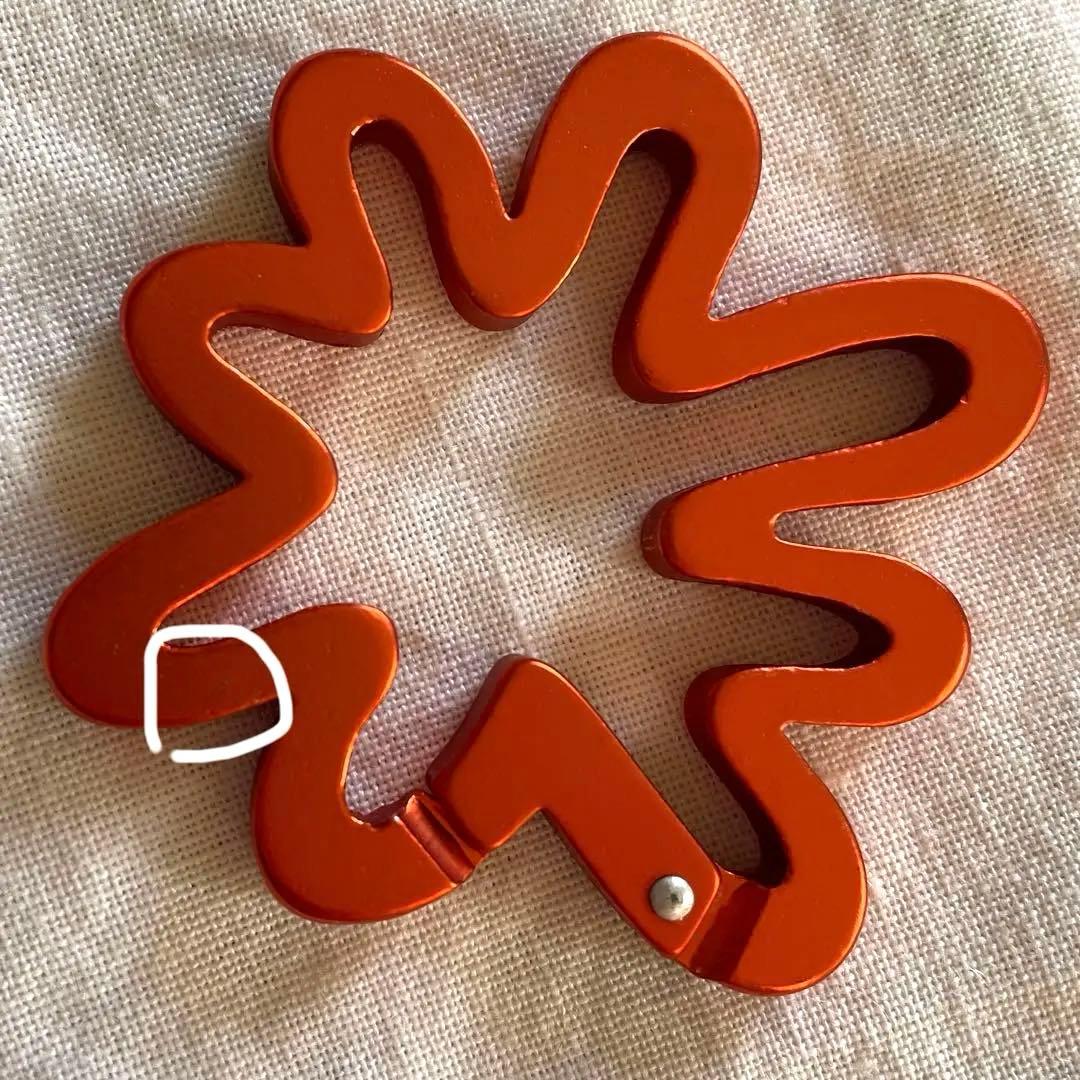 本日限定値下げ！藤井風　花カラビナ　オレンジ