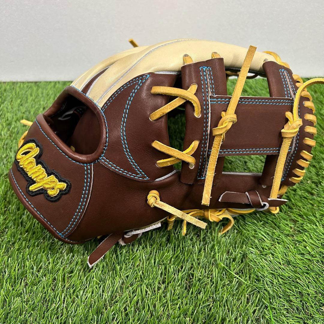 Clamps オーダー軟式硬式兼用　ショート用　ブラウン×クリーム