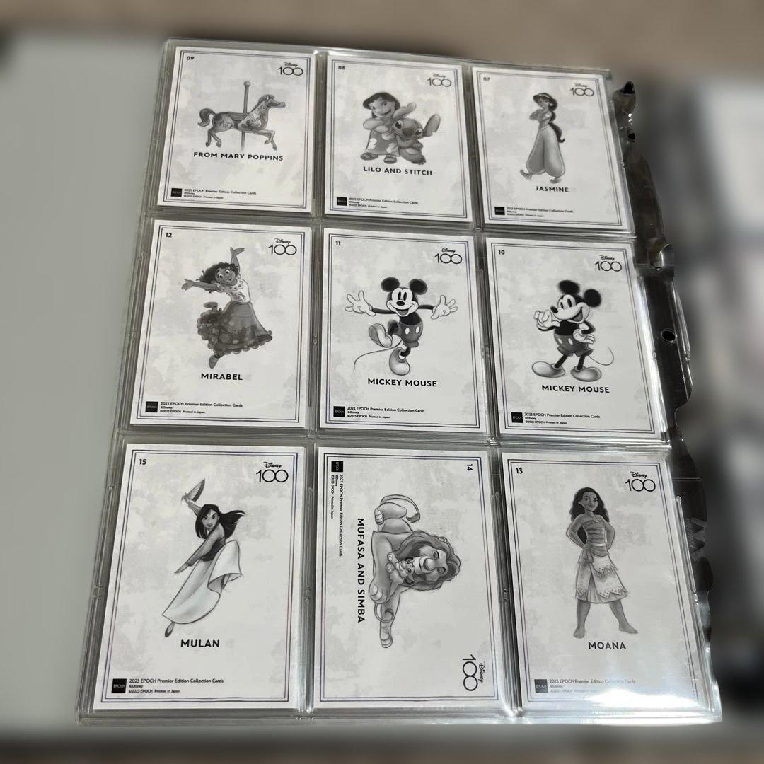 ディズニー100 エポック　Epoch トレーディングカードセット　87枚