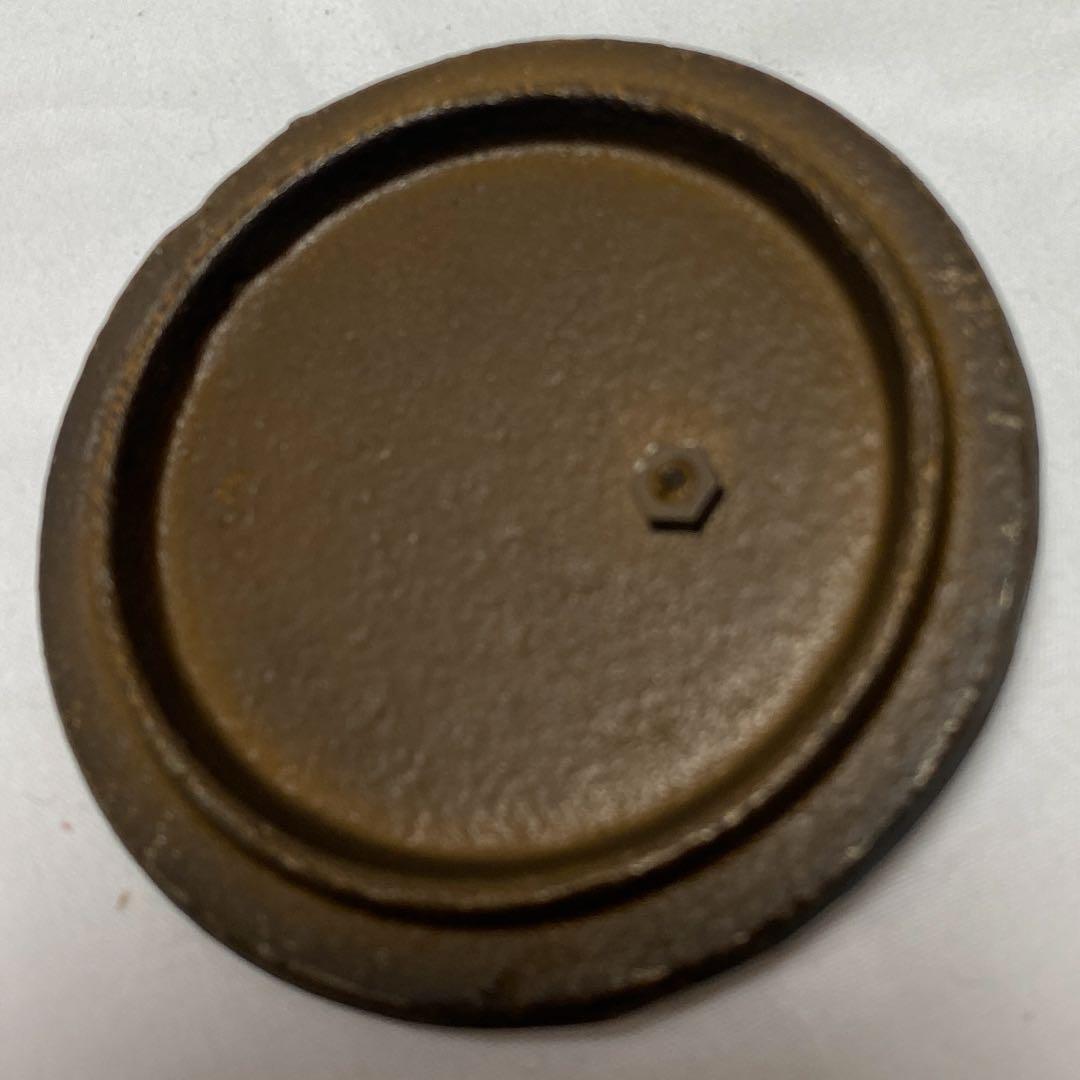 唐銅 鬼面風炉釜　コレクション用