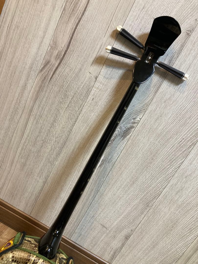 【美品】沖縄三線✨蛇皮強化張り