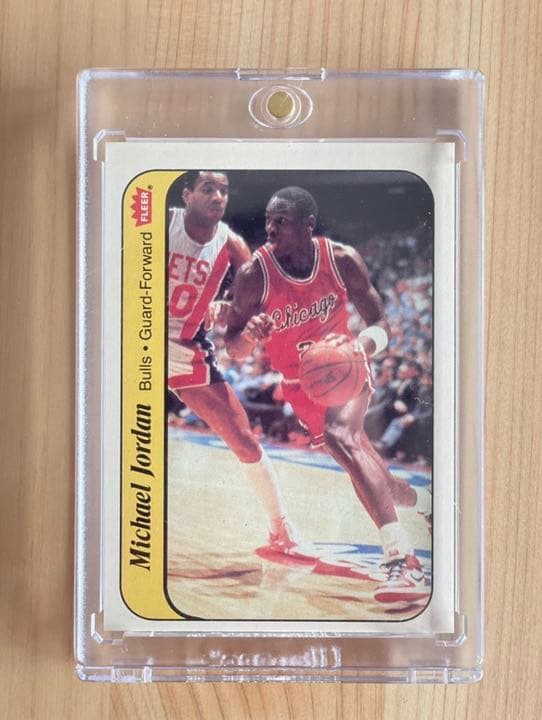 激レア 1986 FLEER MICHAEL JORDAN RC #8 貴重