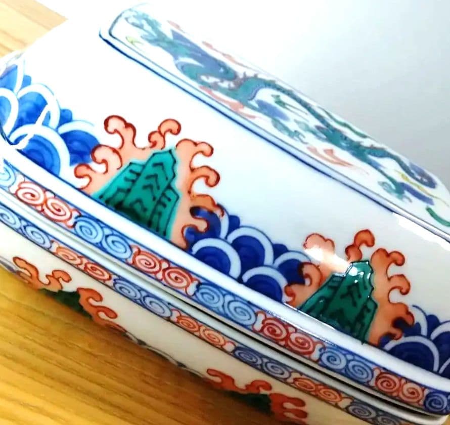 手塚央 清水焼 豆彩陶箱