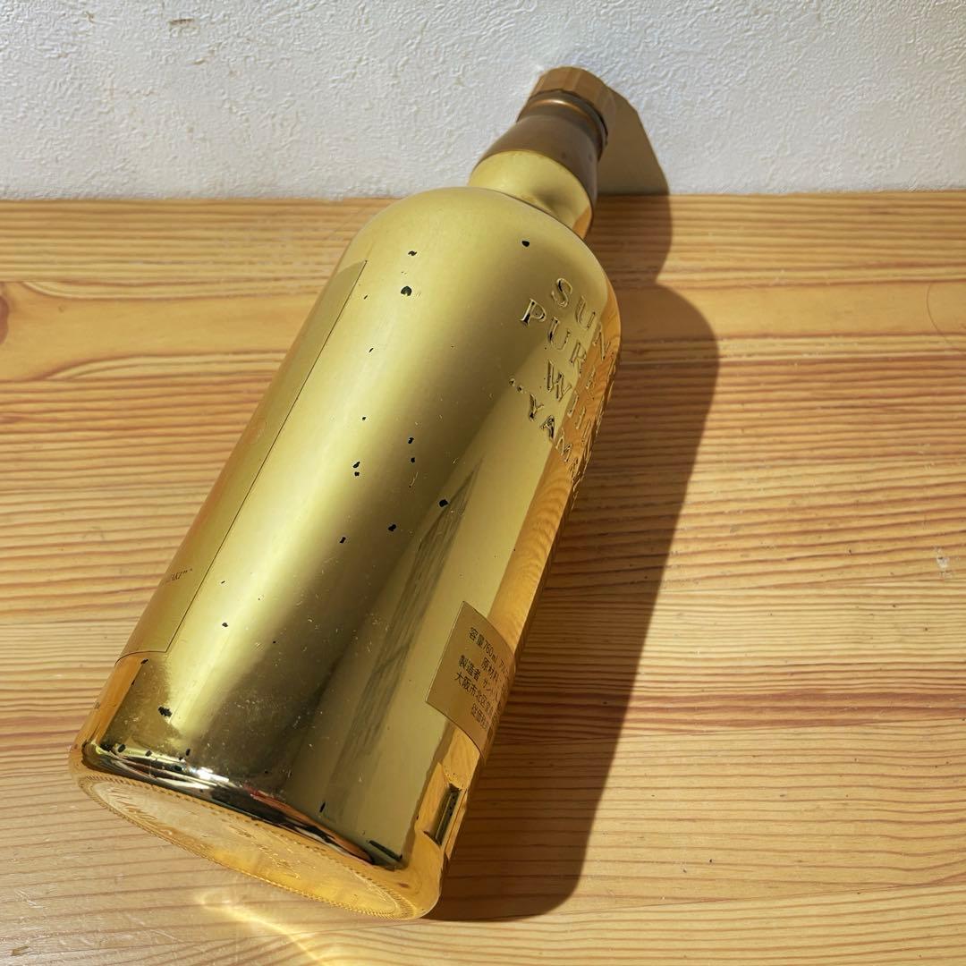 超レア 【中身なし】山崎 金ボトル ウイスキー事業開始60周年記念ボトル 特級