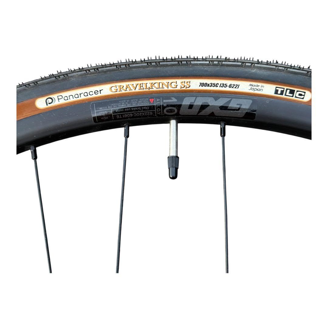 ディスクブレーキ用ロード／グラベルホイールセット 700×35C タイヤ付き