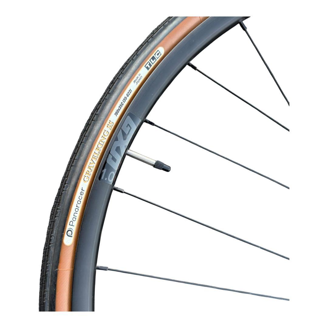 ディスクブレーキ用ロード／グラベルホイールセット 700×35C タイヤ付き