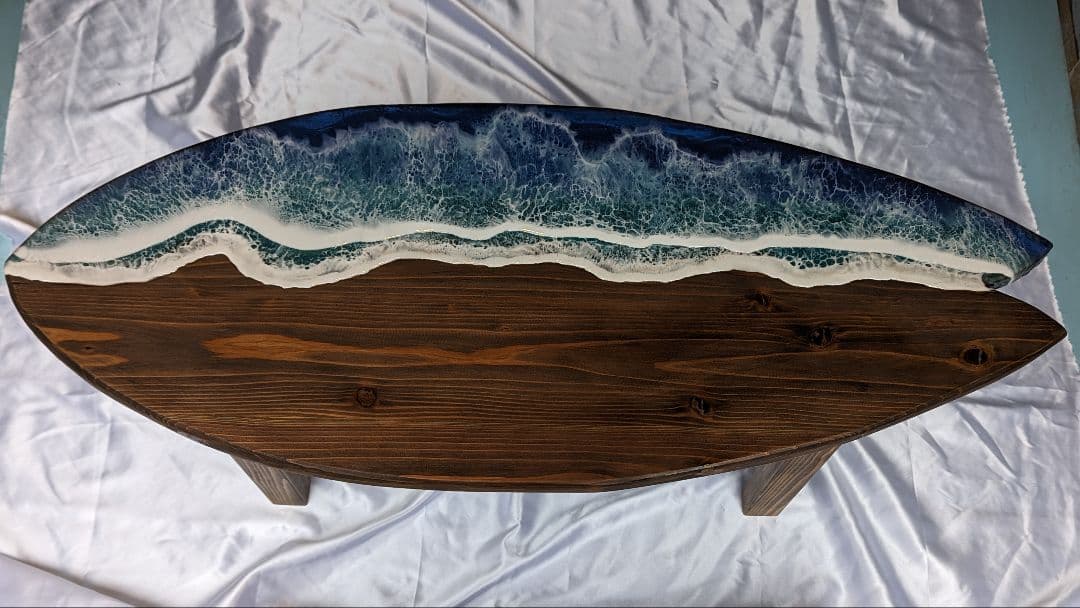 サーフィン・ボディボード Ocean surf cafetable