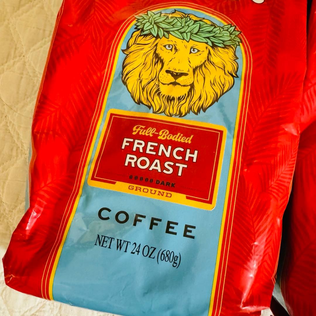 大容量　ライオンコーヒー　ハワイ　フレンチロースト　680g 2個　粉