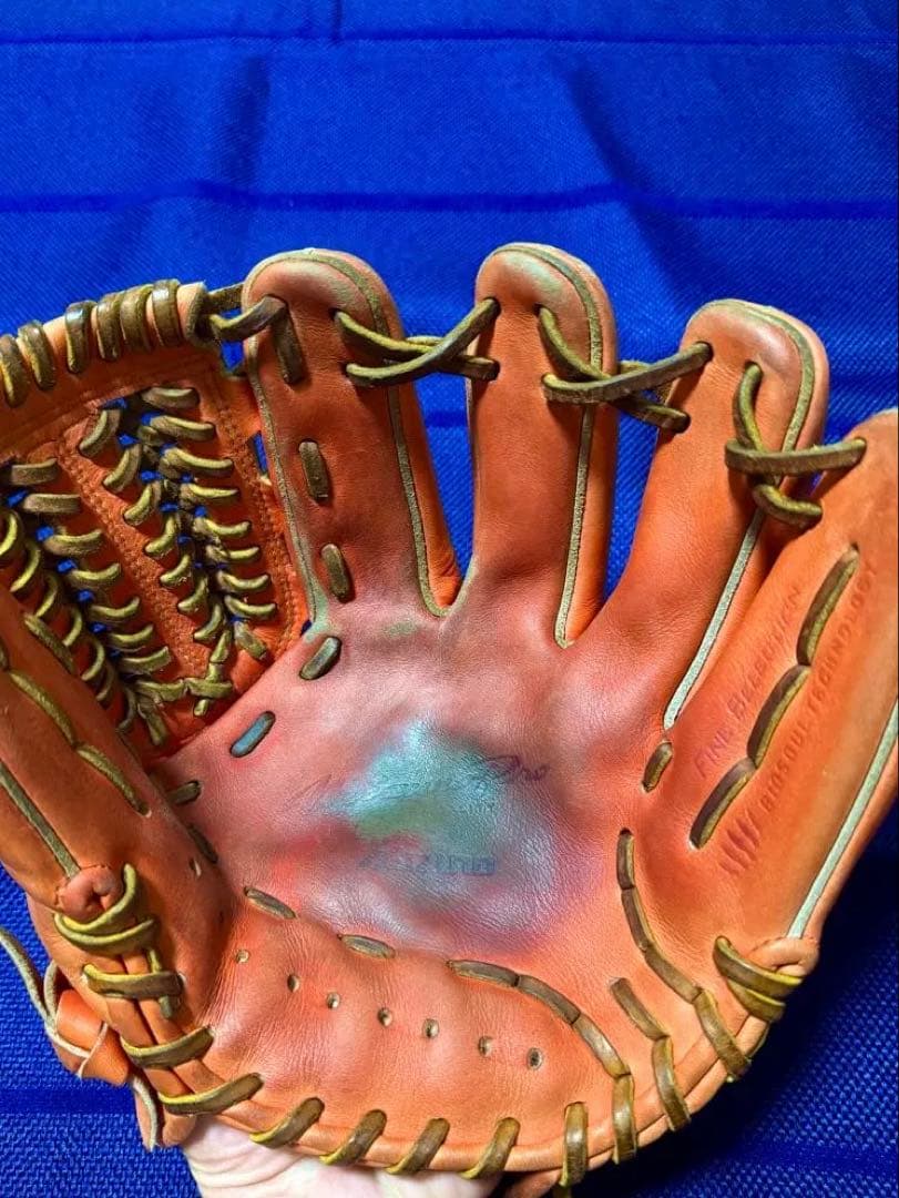 Mizuno pro 硬式グローブ 赤色