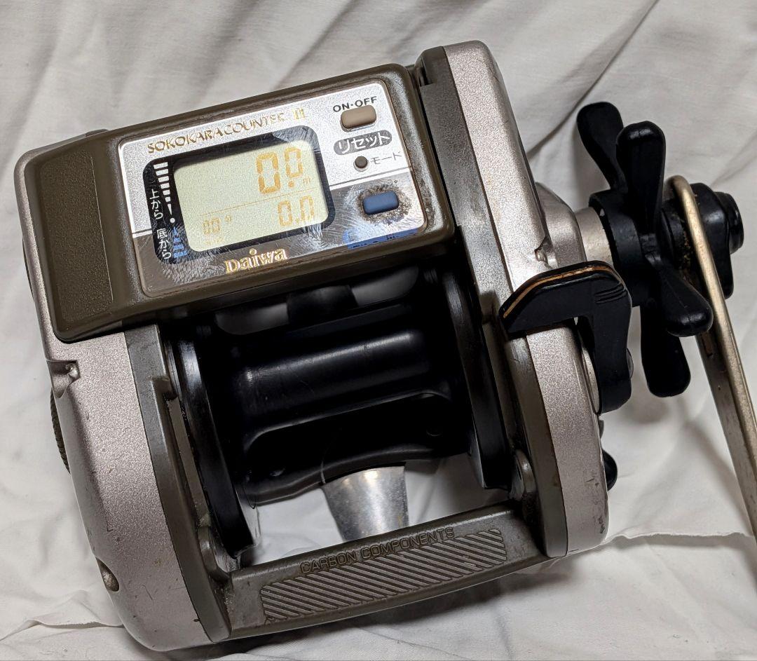 ダイワタナセンサーX600デジタル深度カウンター付両軸リール！珍しい番手