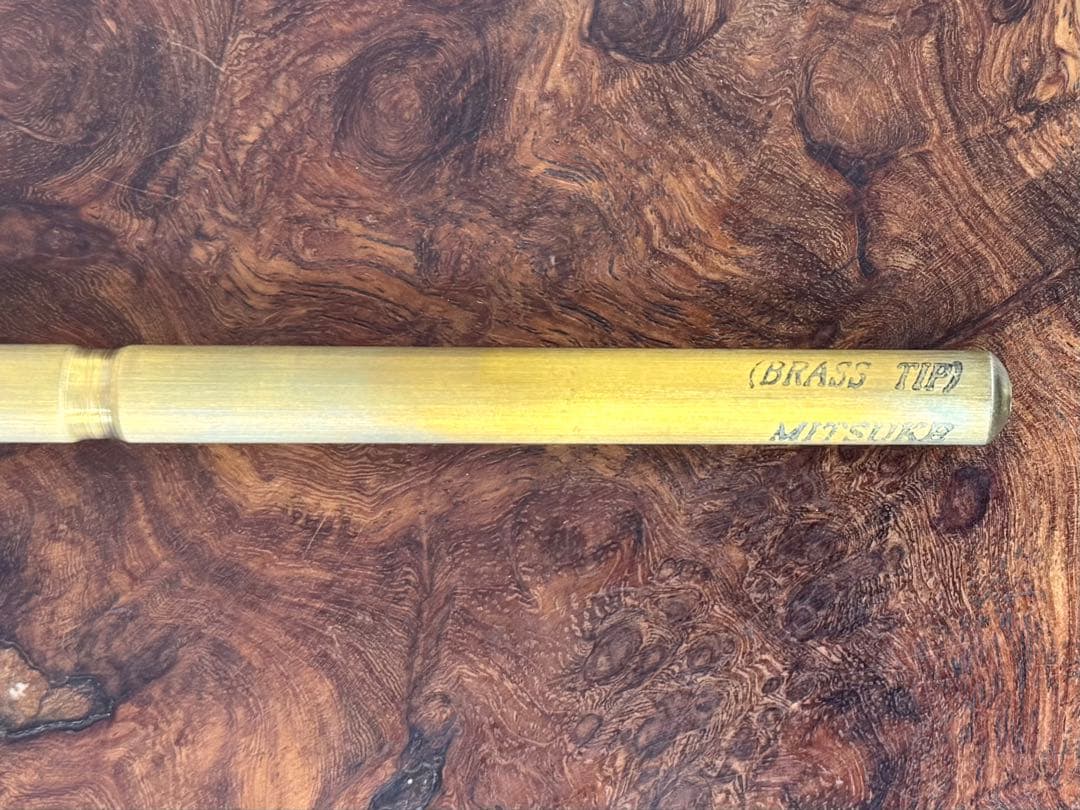 【新品】コントラバス エンドピン［タングステン入り真鍮／先端真鍮］②