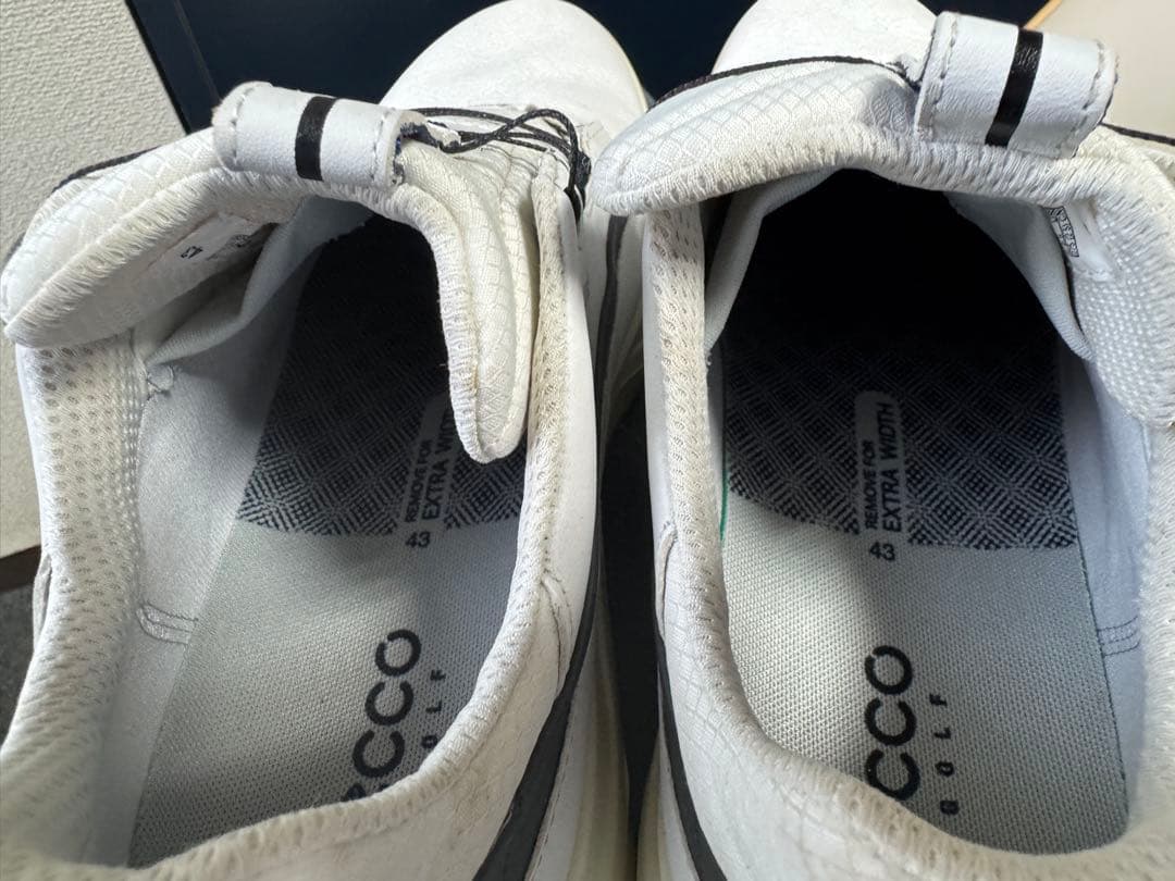 ECCO BIOM G5 ゴルフシューズ EU 43 定価41800円　白黒