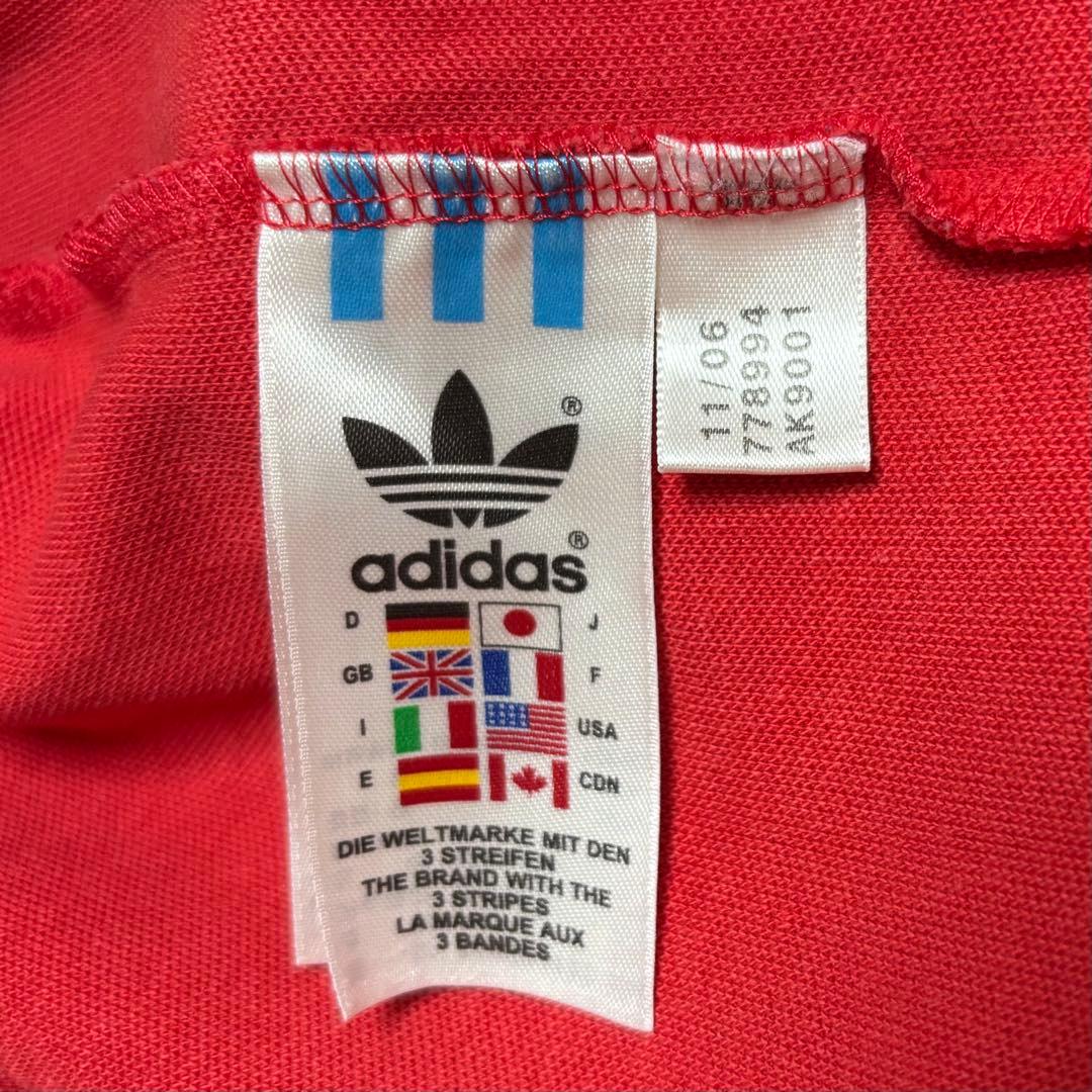 極美品 adidas originals トラックジャケット ブンデスリーガ 赤