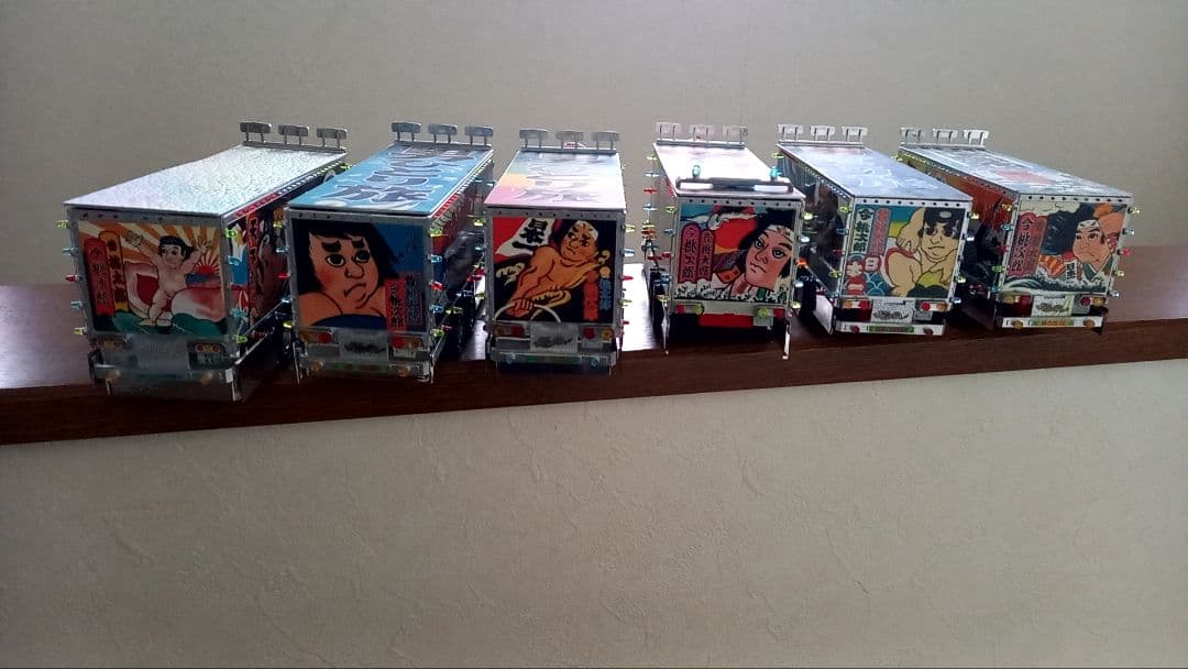 【絶版品】1／48トラック野郎　完成品ジャンク６台セット