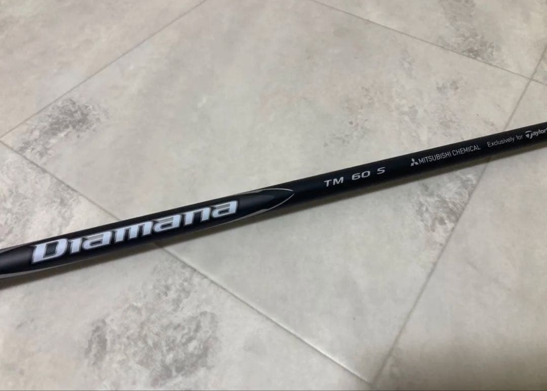 『新品未使用品』ディアマナ ブラック TM60 S テーラーメイド スリーブ付
