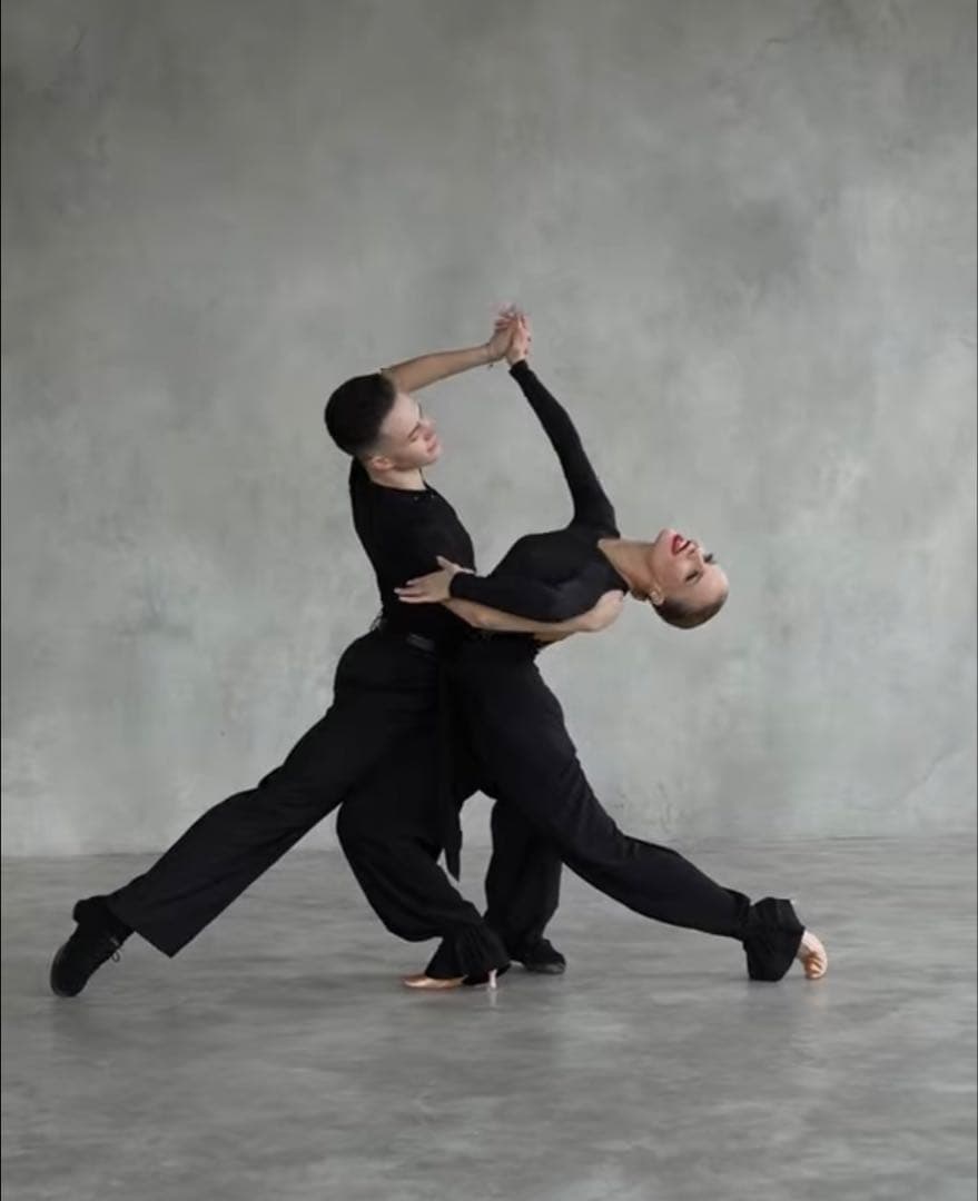 社交ダンス　ダンザ　メイソン・ダンスパンツ（ブラック）