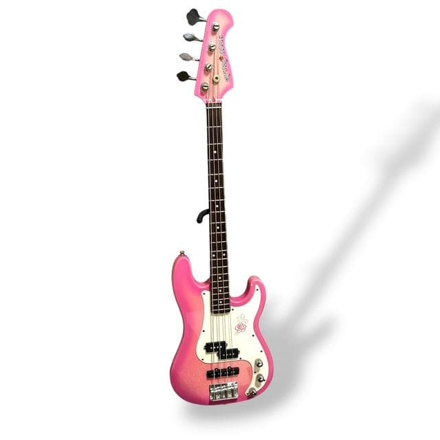 【希少】GYPSY ROSE プレシジョンベース ピンク ラメ入 女性向けベース