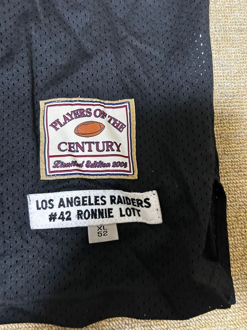 限定版ロサンゼルス・レイダース #42 ロニー・ロット XLジャージ