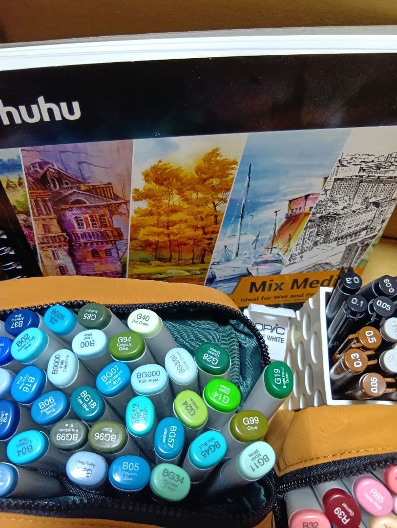 コピックスケッチ170本 マルチライナー15本 その他 まとめ売り