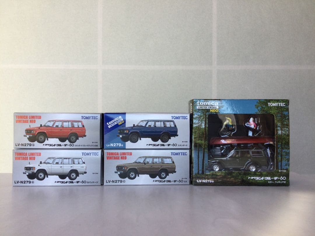 トミカリミテッド ヴィンテージLV-N279 トヨタランドクルーザー60 5台