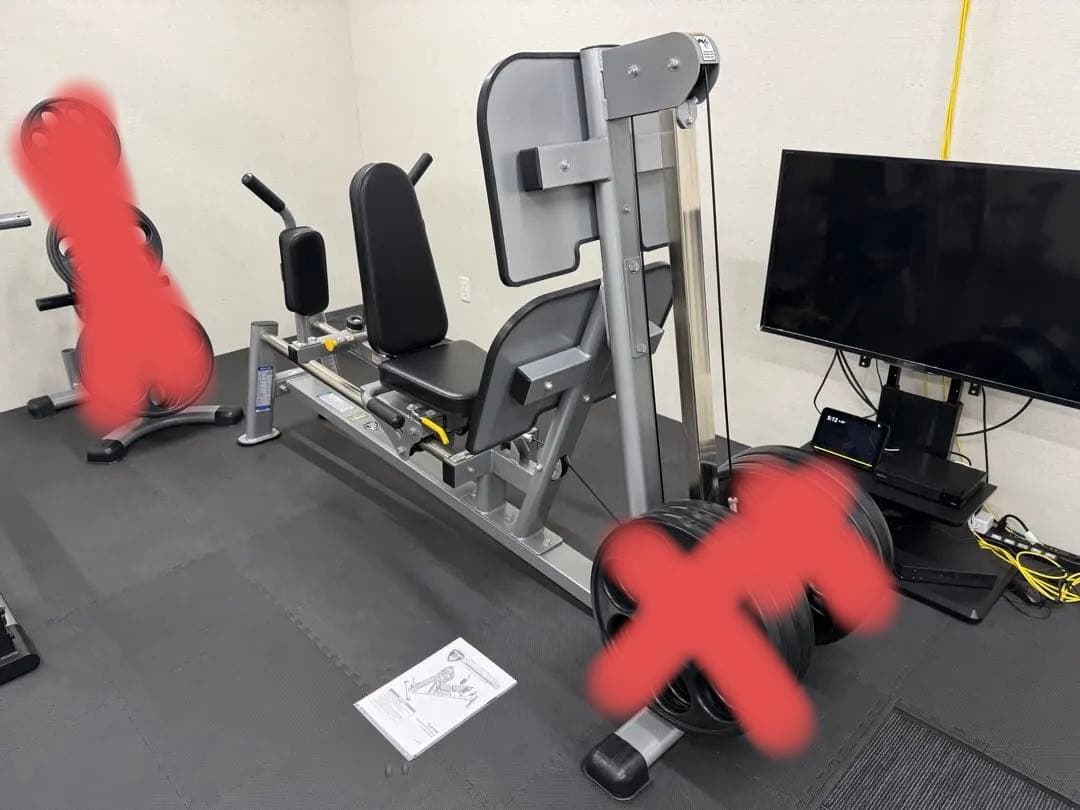 タフスタッフ　ハックスクワット/レッグプレスCLH-300 本体のみウェイトなし