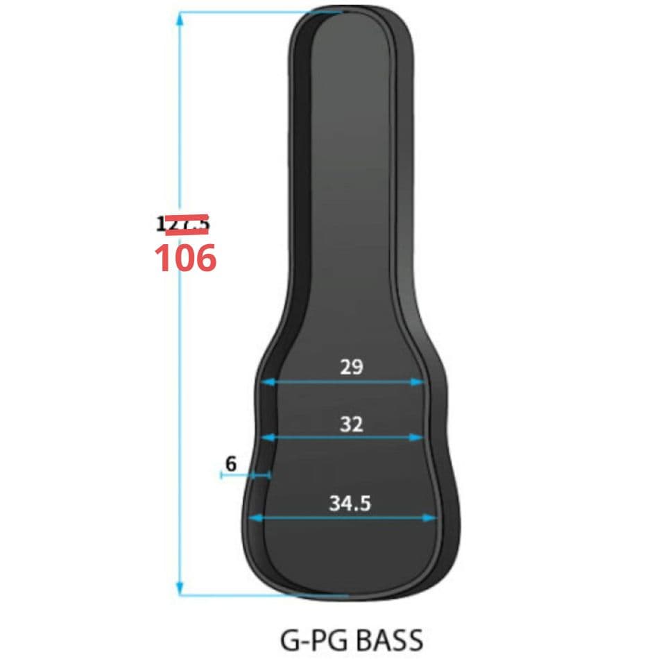 GATOR GT-BASS-BLK エレキベース用ソフトバッグ　美品