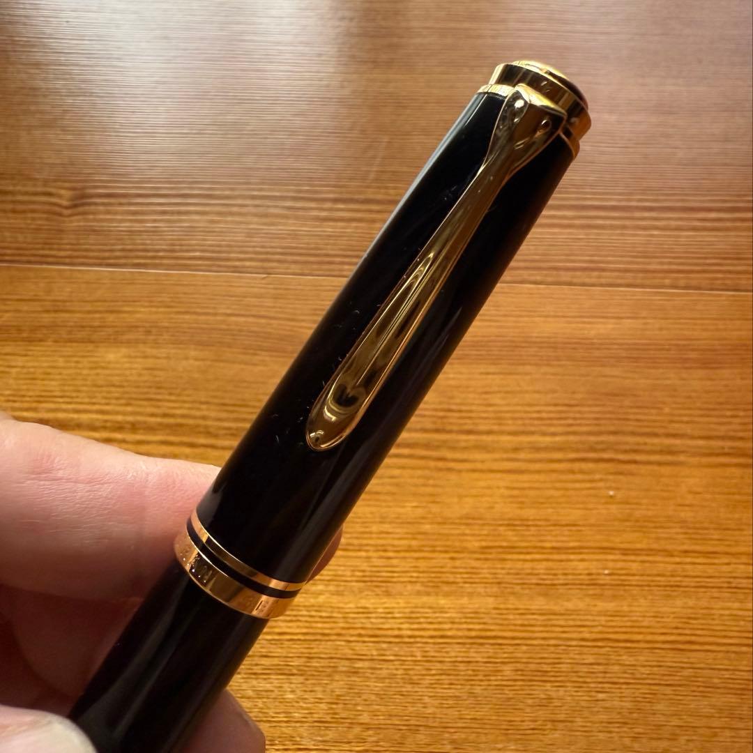 ペリカンスーべレーンM800・中字M・黒・未使用に近い・美品