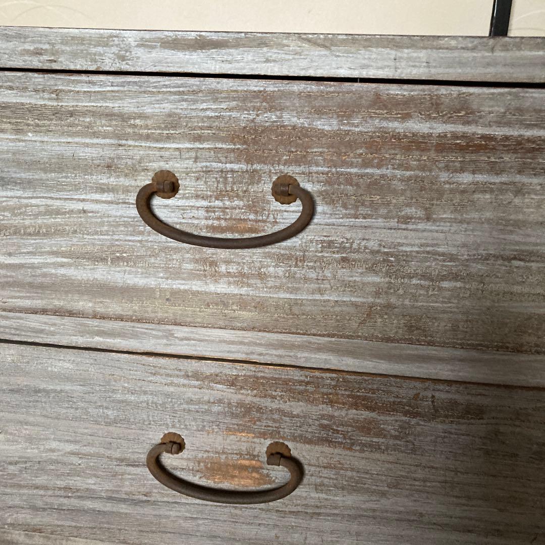 桐の箪笥　昭和レトロ　アンティーク　三段引き出し