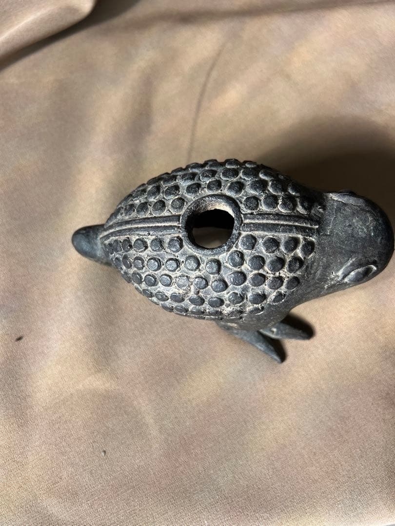 がま　蟾蜍 置物 彫刻