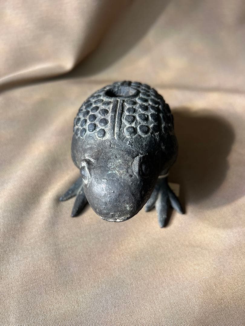 がま　蟾蜍 置物 彫刻