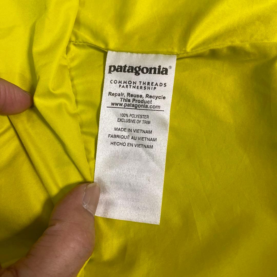 patagonia パウダーボウル　ゴアテックス　緑/黄色