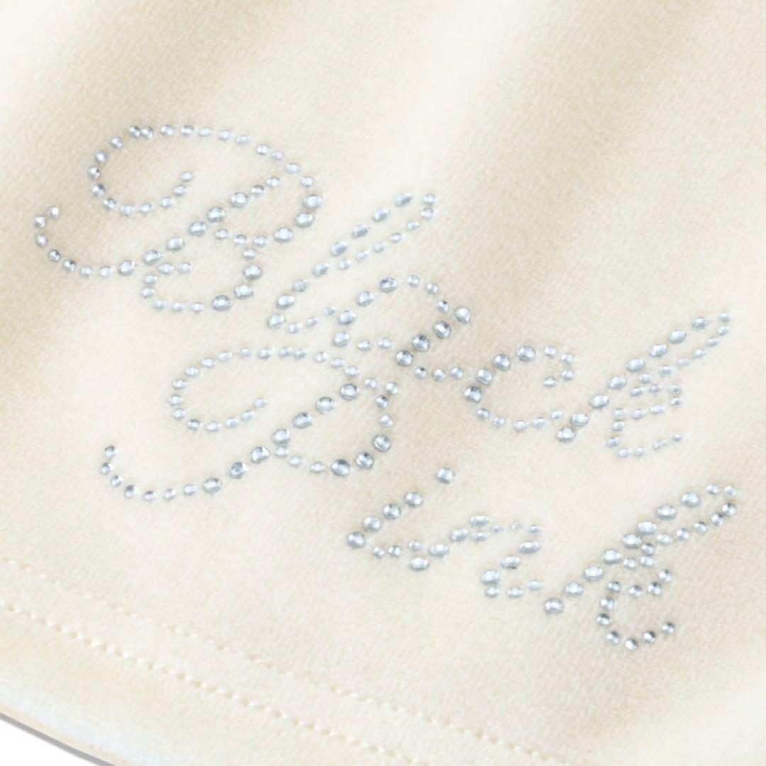 BLACKPINK ベロアミニスカートM（アイボリー）