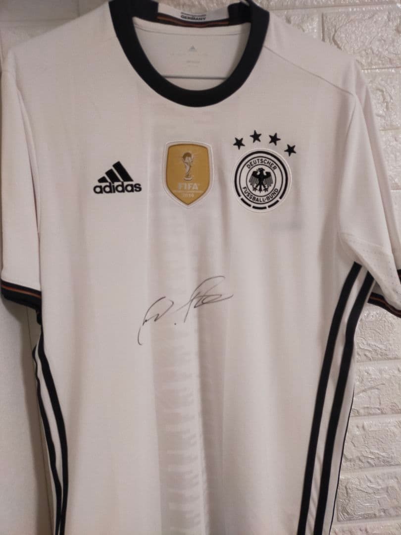 【正規品 】ポドルスキ直筆サイン入り ドイツ代表 当時物 新品未使用 L