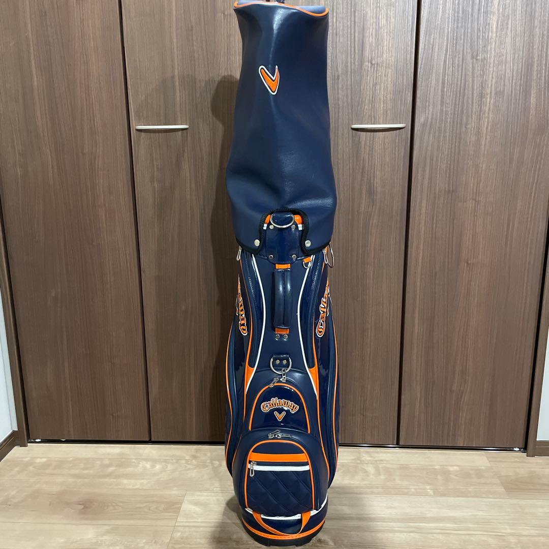Callaway　キャディーバッグ　ネイビー/オレンジ