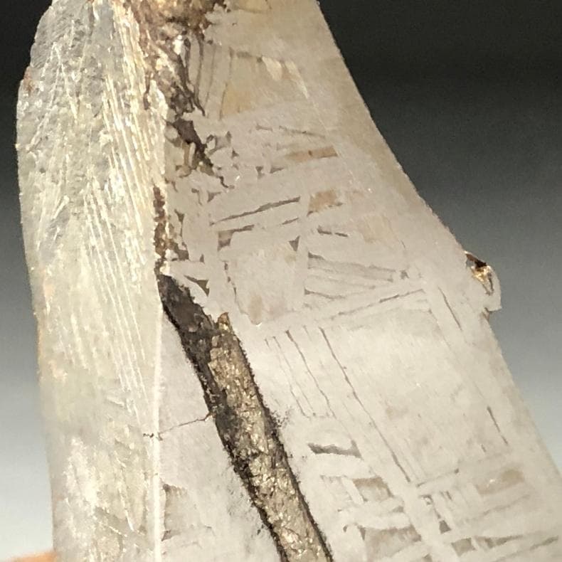 隕石 鉄隕石　アルタイ隕石　原皮付き　ナチュラル　原石　重さ約93ｇ　台付き