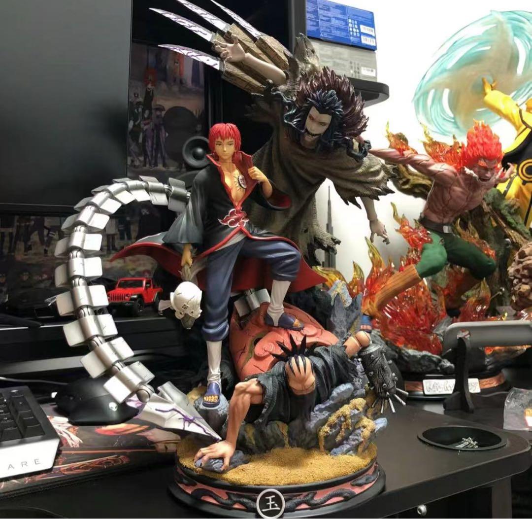 ナルト サソリ ガレージキット ガレキ スタチュー①②