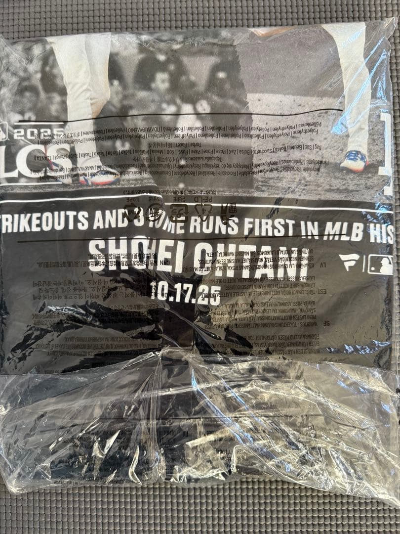 MLB ドジャース 大谷翔平 10奪三振 3ホーマー 記念Tシャツ S