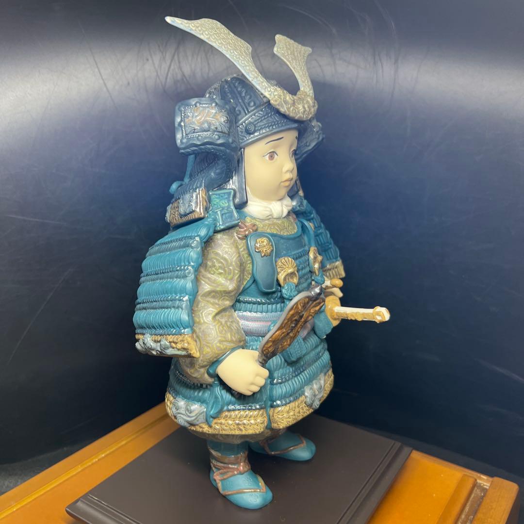 専用　リヤドロ　限定3500体　若武者五月人形　状態良　ガラスケース付