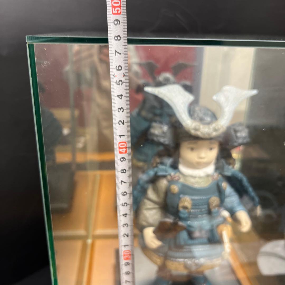 専用　リヤドロ　限定3500体　若武者五月人形　状態良　ガラスケース付