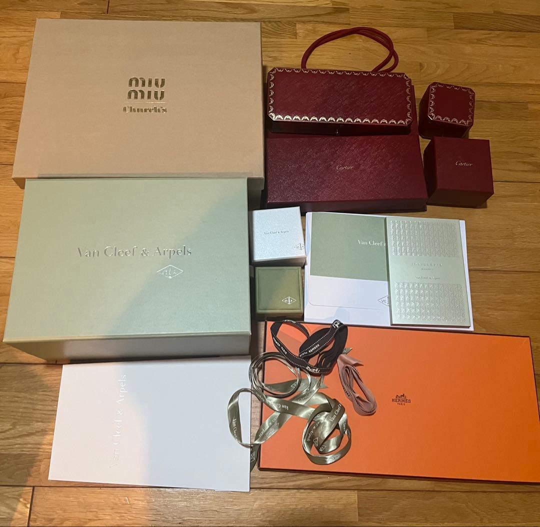 合*3様 ブランド　箱　ショッパーVan Cleef & Arpels Cart