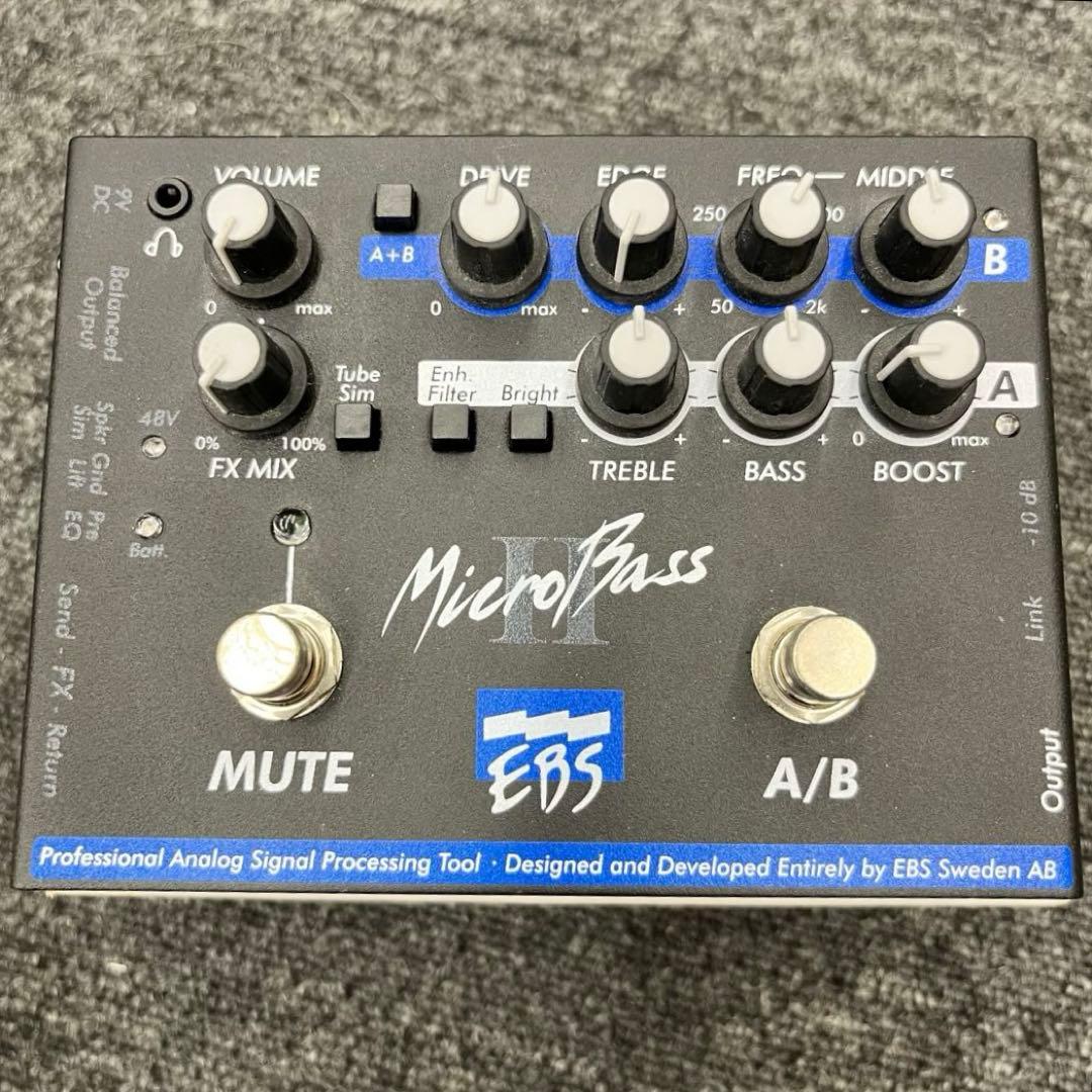 【11588】EBS Micro Bass 2 ベースプリアンプ DI