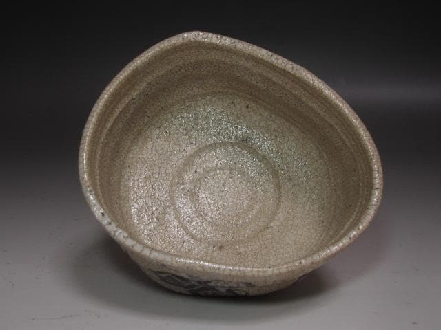 ★　古志野茶碗　寒月　裏千家　十五代　鵬雲斎の花押がございます★x551