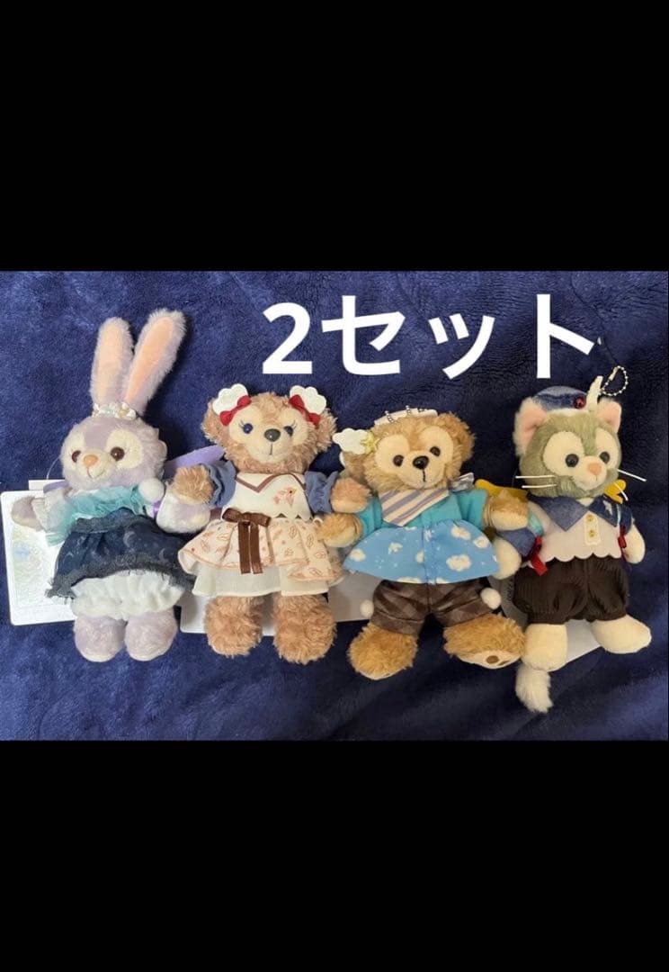ダッフィーフレンズ　ウィッシングウィング　ぬいば　２セット