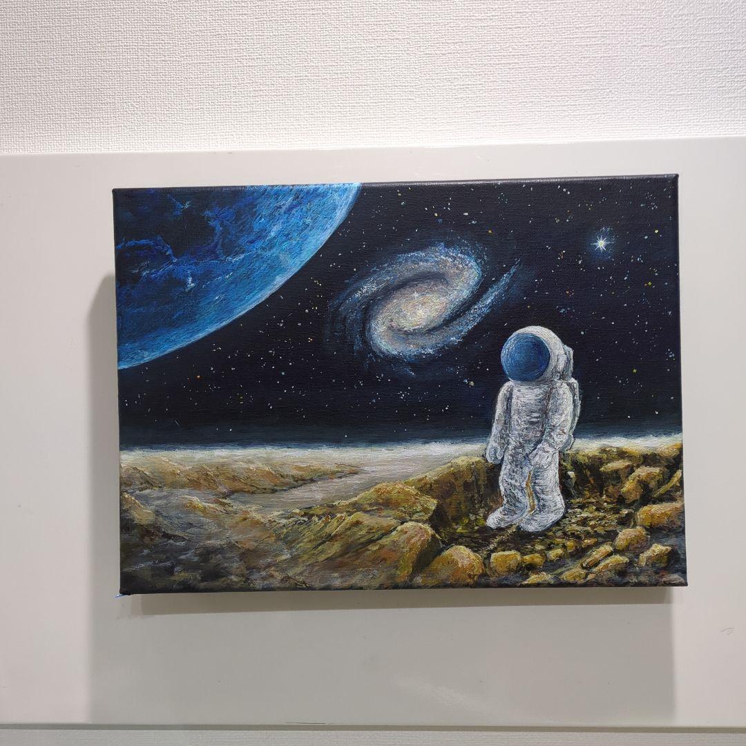 抽象画　絵画　作品名　あこがれ