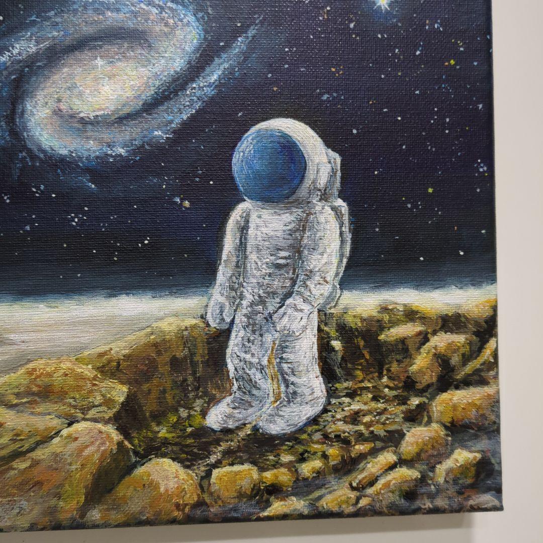 抽象画　絵画　作品名　あこがれ